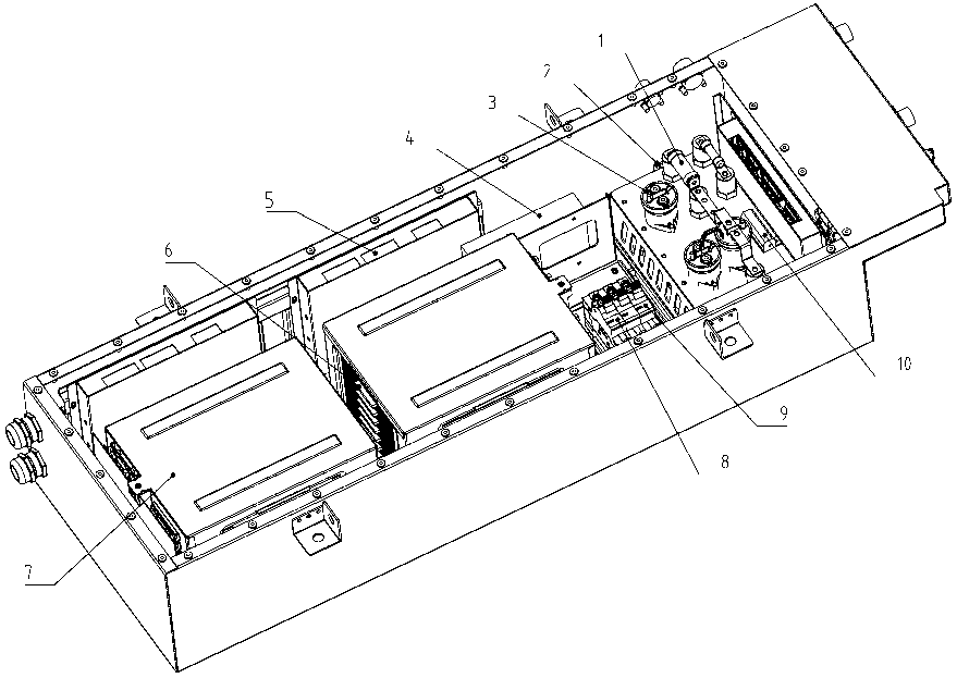 Electrical control system for lithium battery of special vehicle and working mode of system