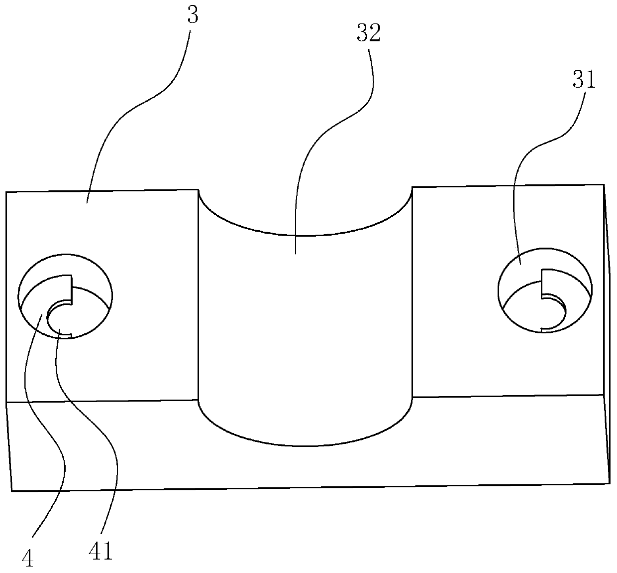 Installation structure for drainage pipeline and installation process thereof