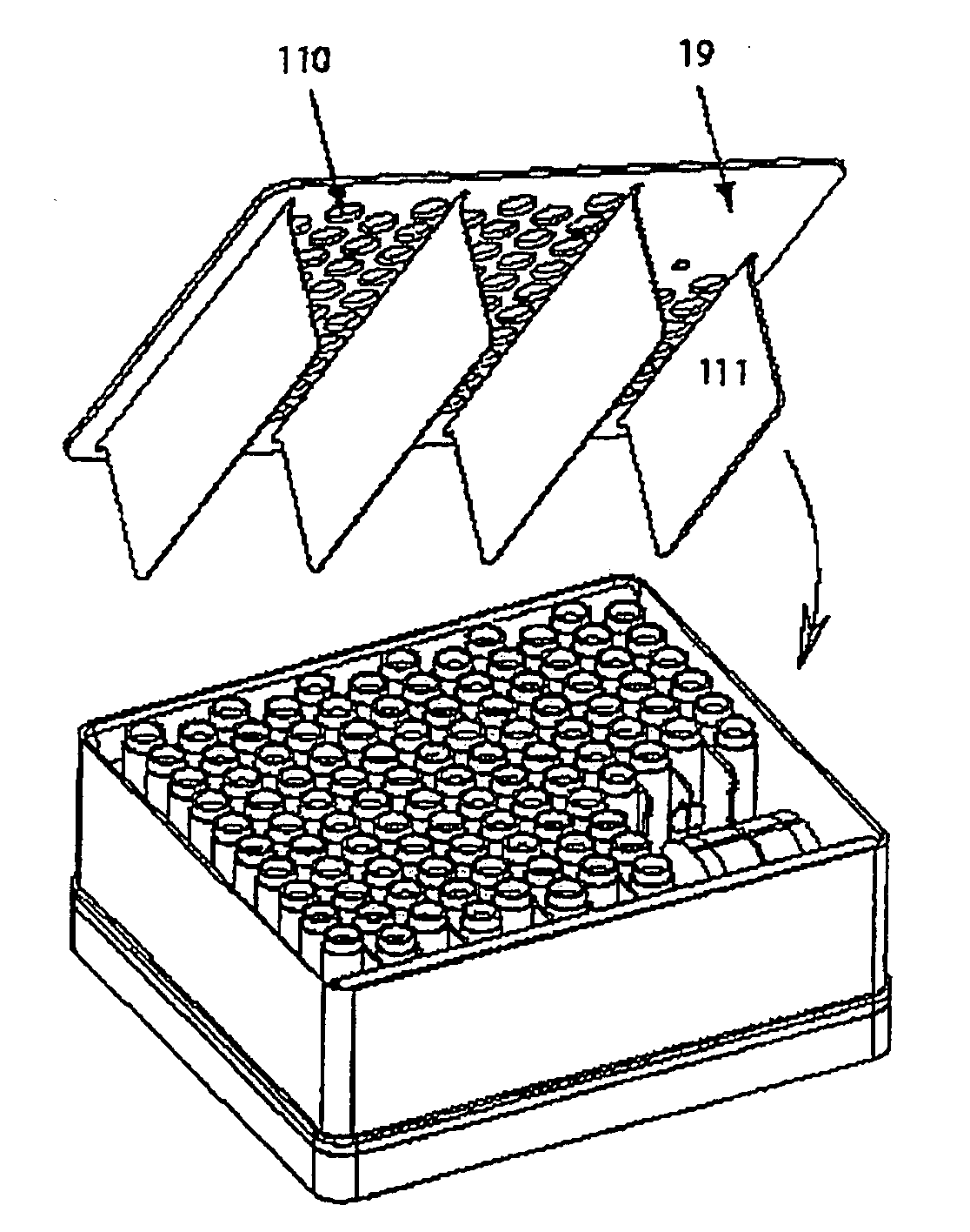 Device for coalescing fluids