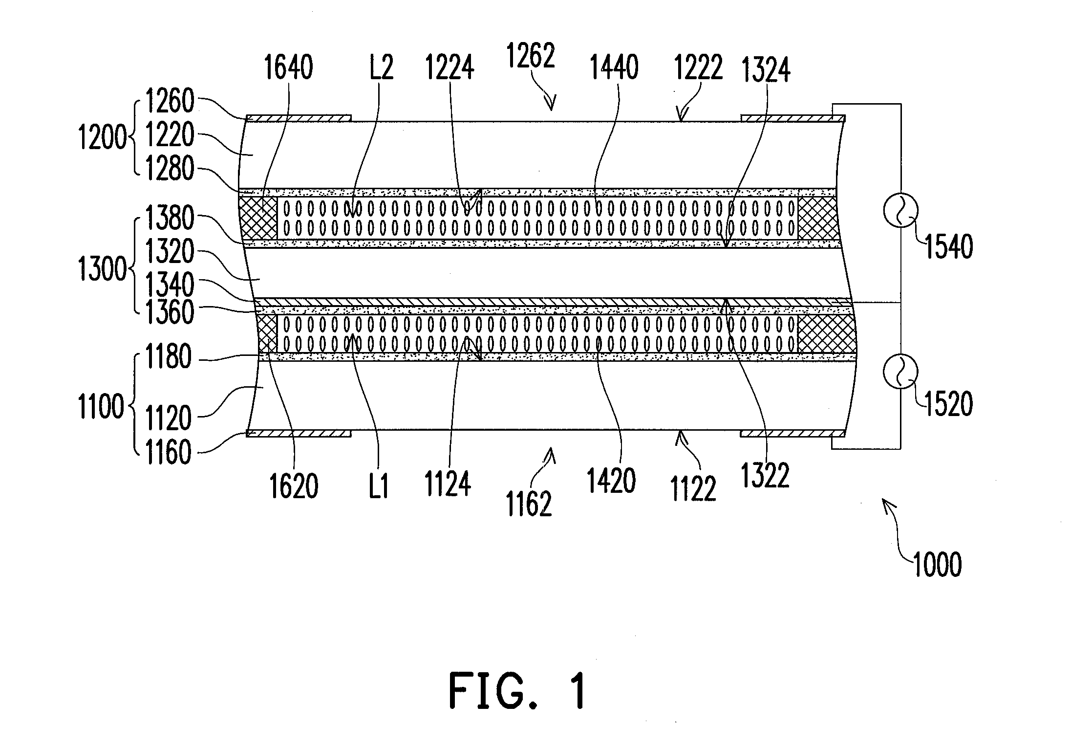 Double-layer liquid crystal lens apparatus