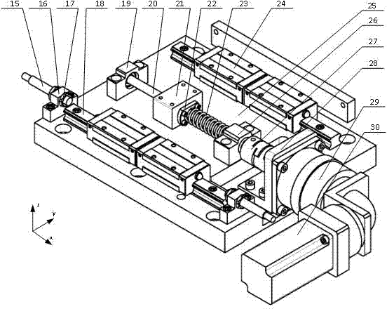 Independent five-degree-of-freedom ultra-precise material in-situ test microscopic observation platform