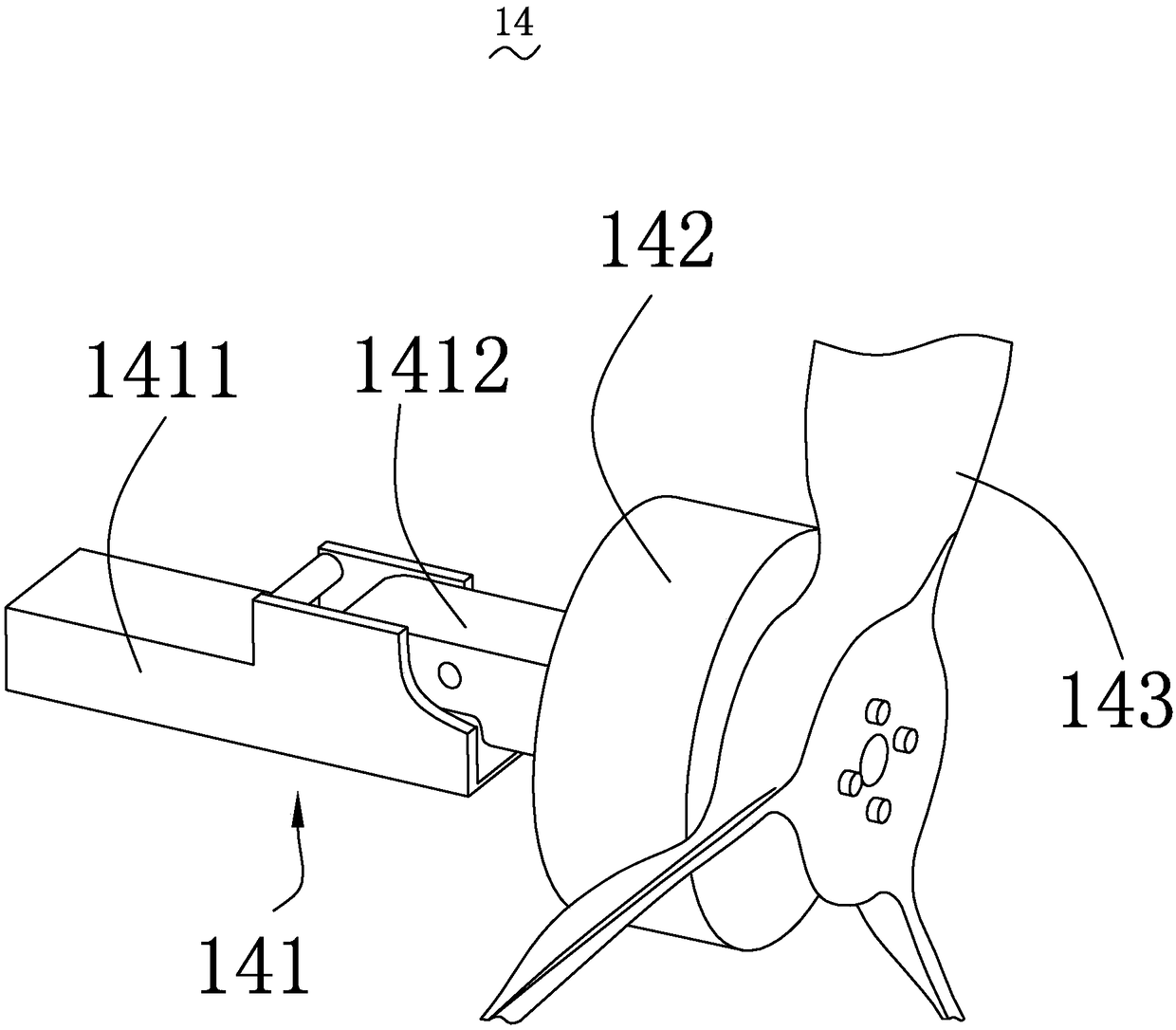 Tilting type vertical take-off and landing fixed-wing unmanned aerial vehicle and flight control system