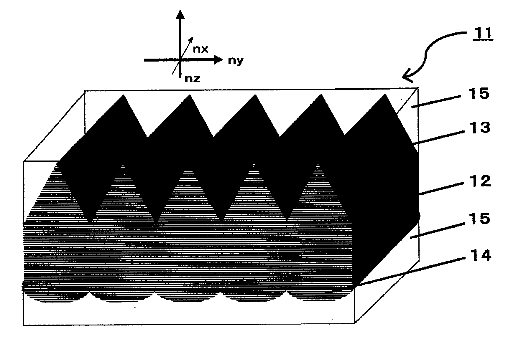 Polarizing element and liquid crystal display device