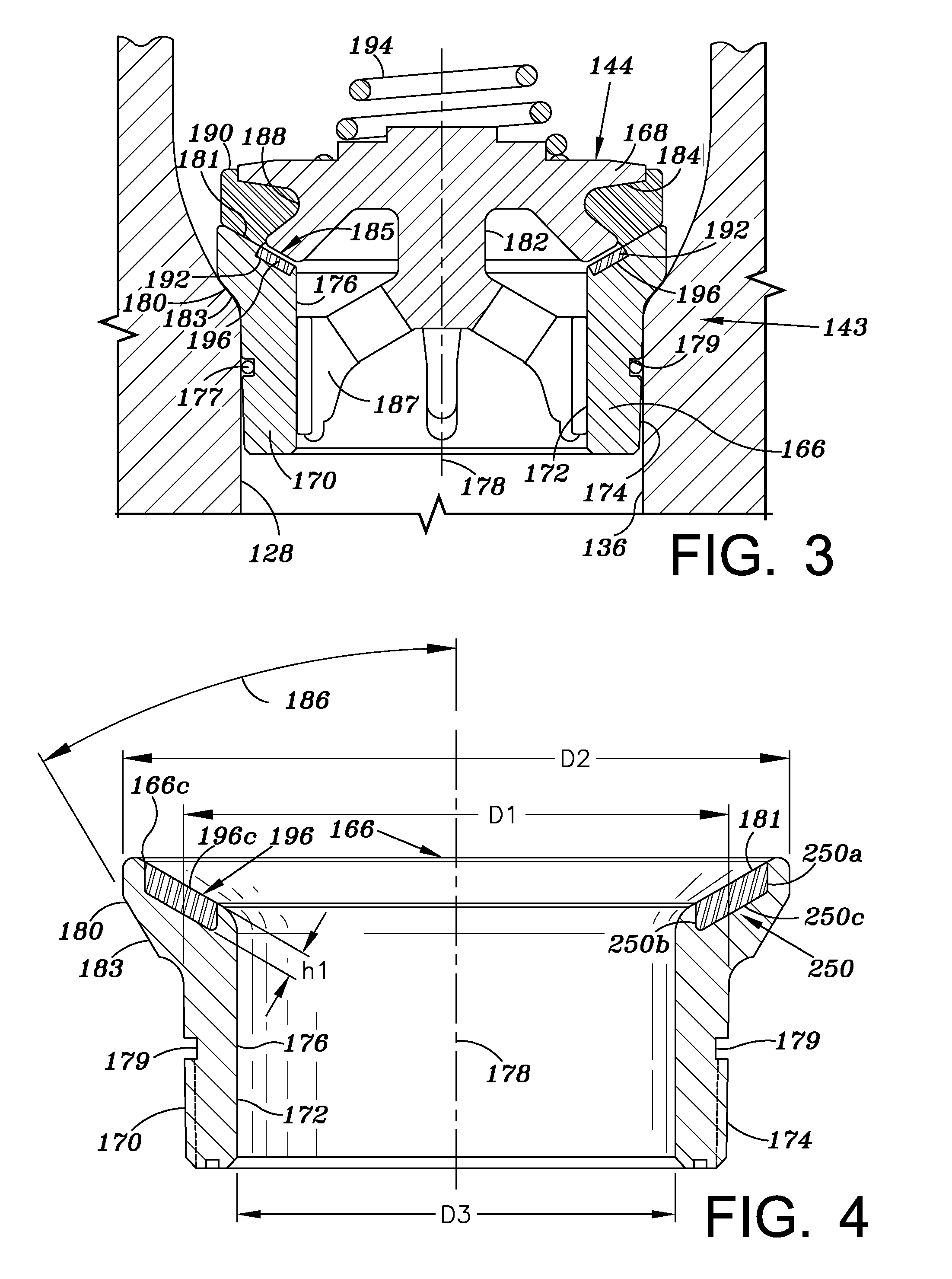 Valve seats for use in fracturing pumps