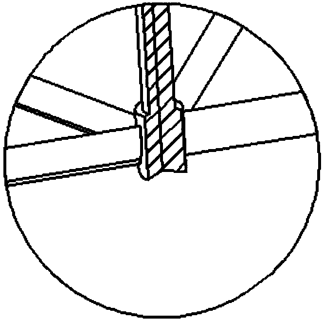 Unpowered fan whose support frame is an airfoil blade