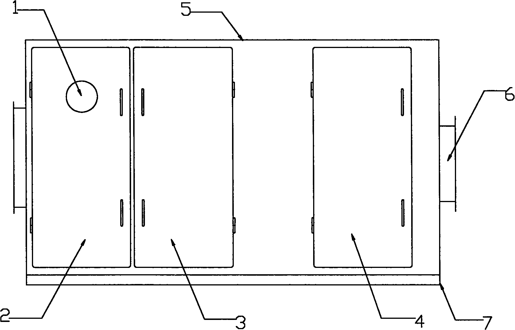 Method and device for treating volatile organic waste gas