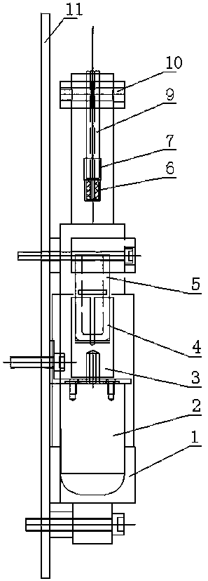 A rapid desorption device for magnetic nanospheres