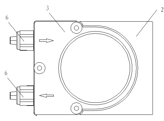 Peristaltic pump structure