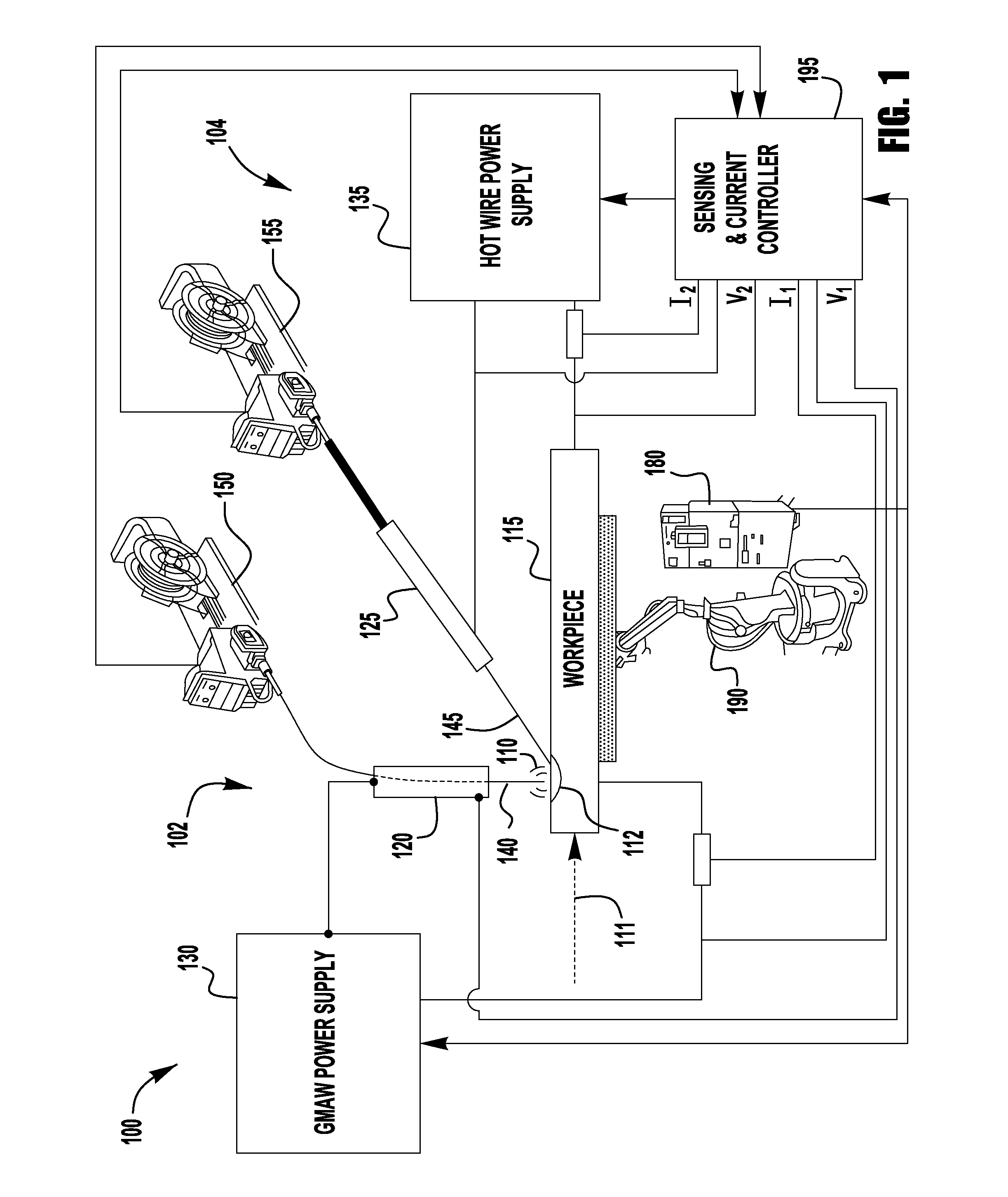 Tandem hot-wire systems