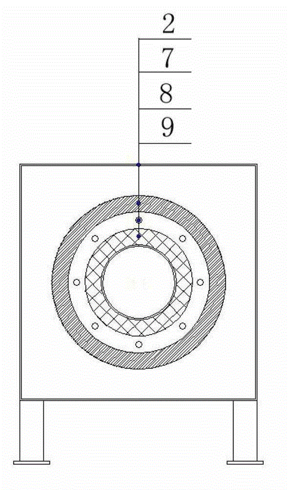 Device for treating organic waste gas by applying photochemical technology