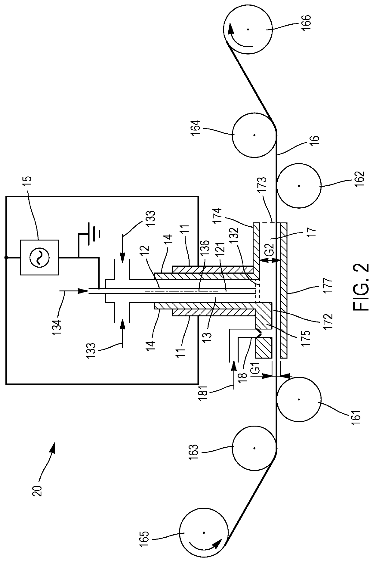 Apparatus for indirect atmospheric pressure plasma processing