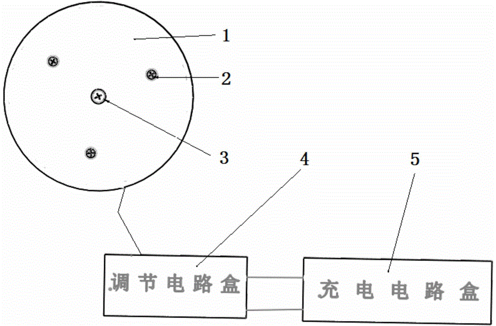 Combined piezoelectric power generation system