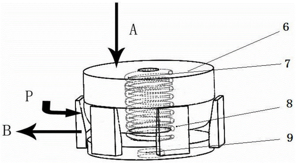 Combined piezoelectric power generation system