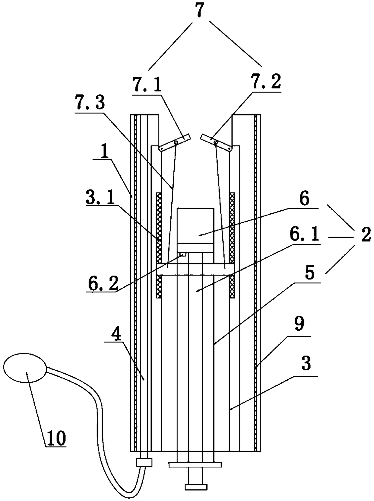 Applicator for gynecologic drug for external use