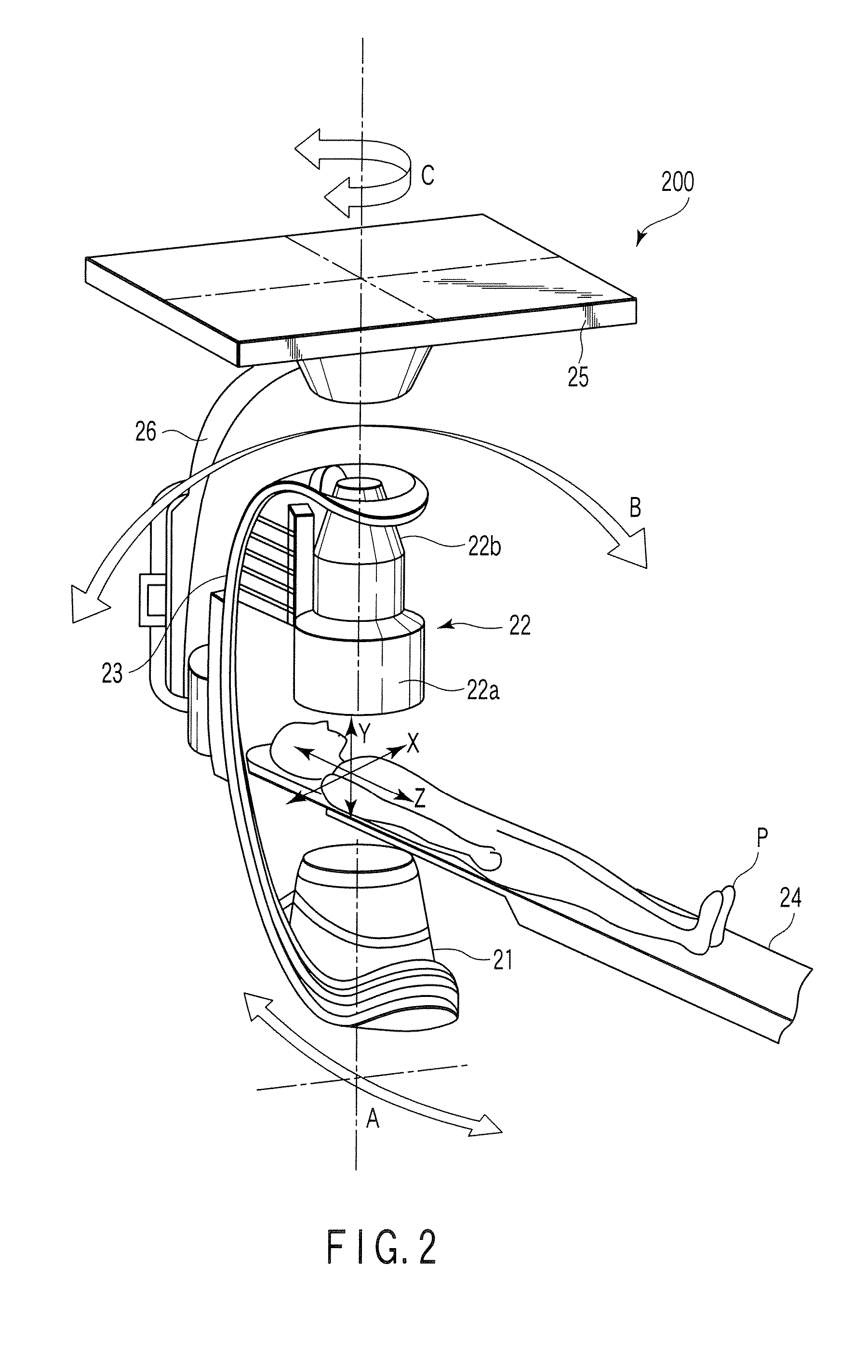 X-ray diagnostic apparatus, imaging angle determination device, program storage medium, and method