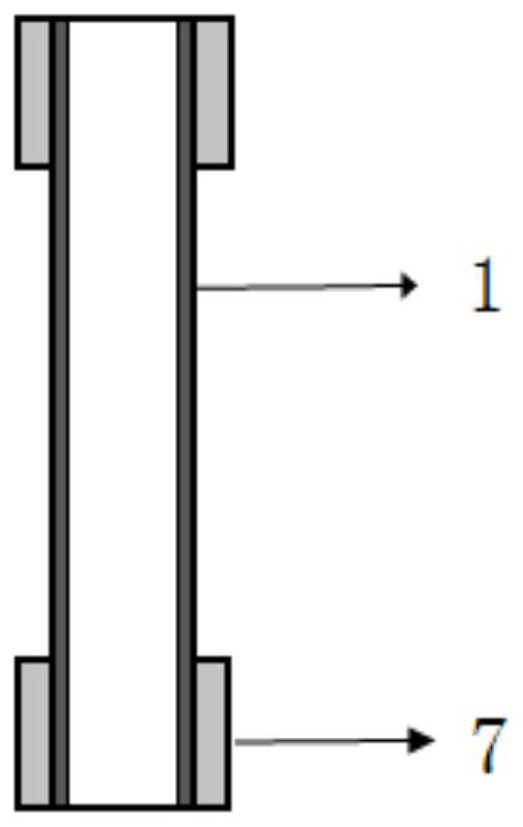 Positioning and pouring mold and method in clamping section of tubular sample