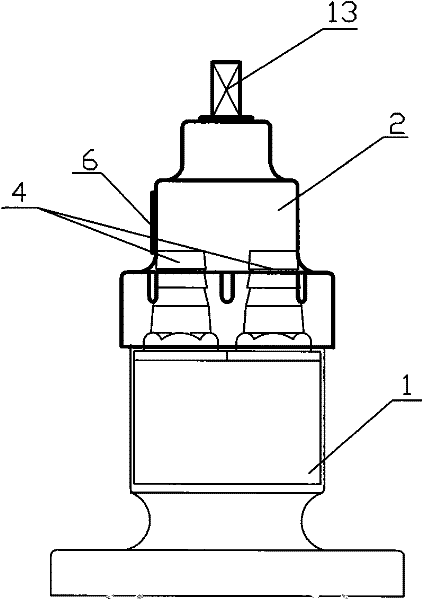 Water-feeding valve of passenger train