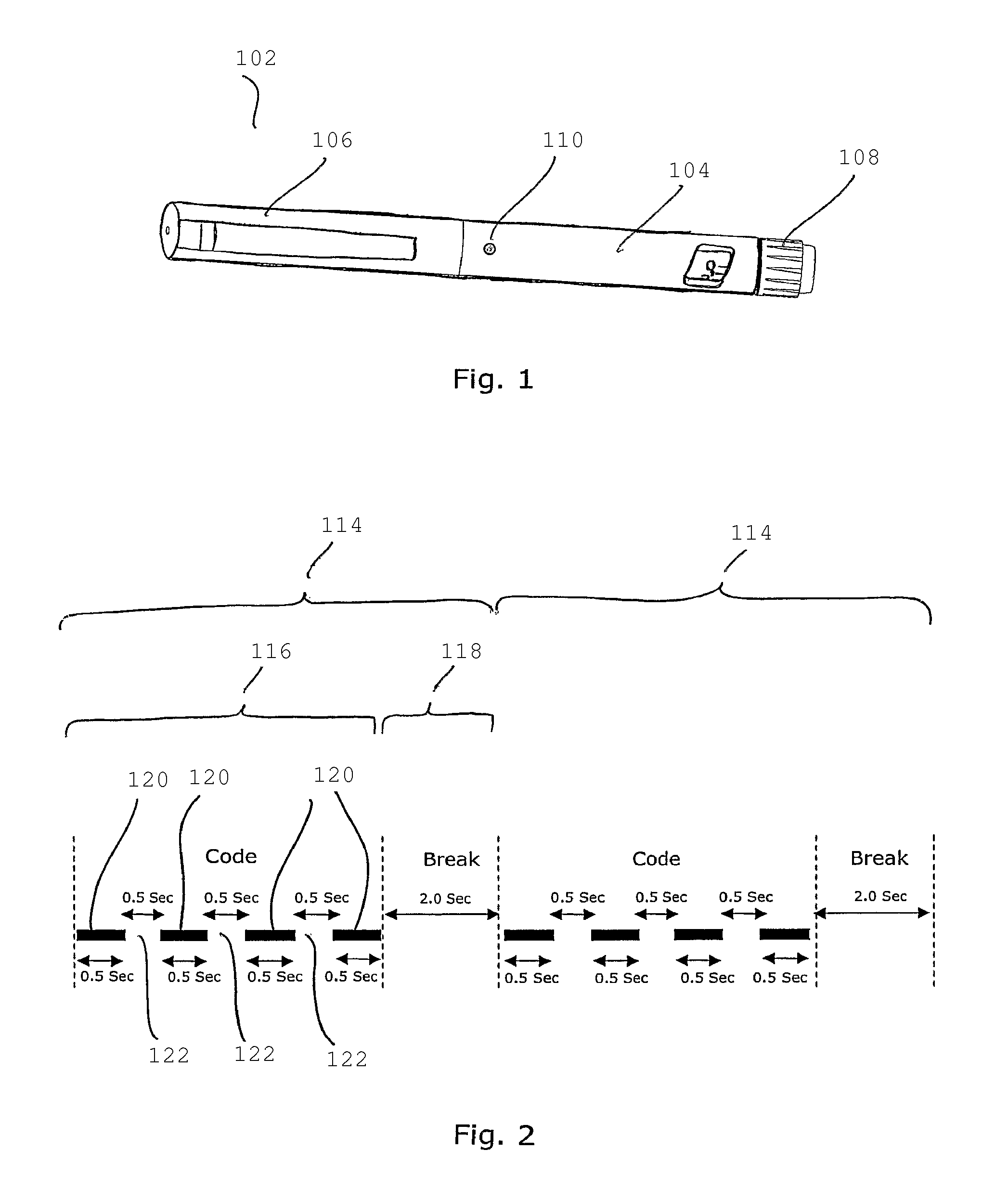 Injection device with means for signalling the time since the last injection