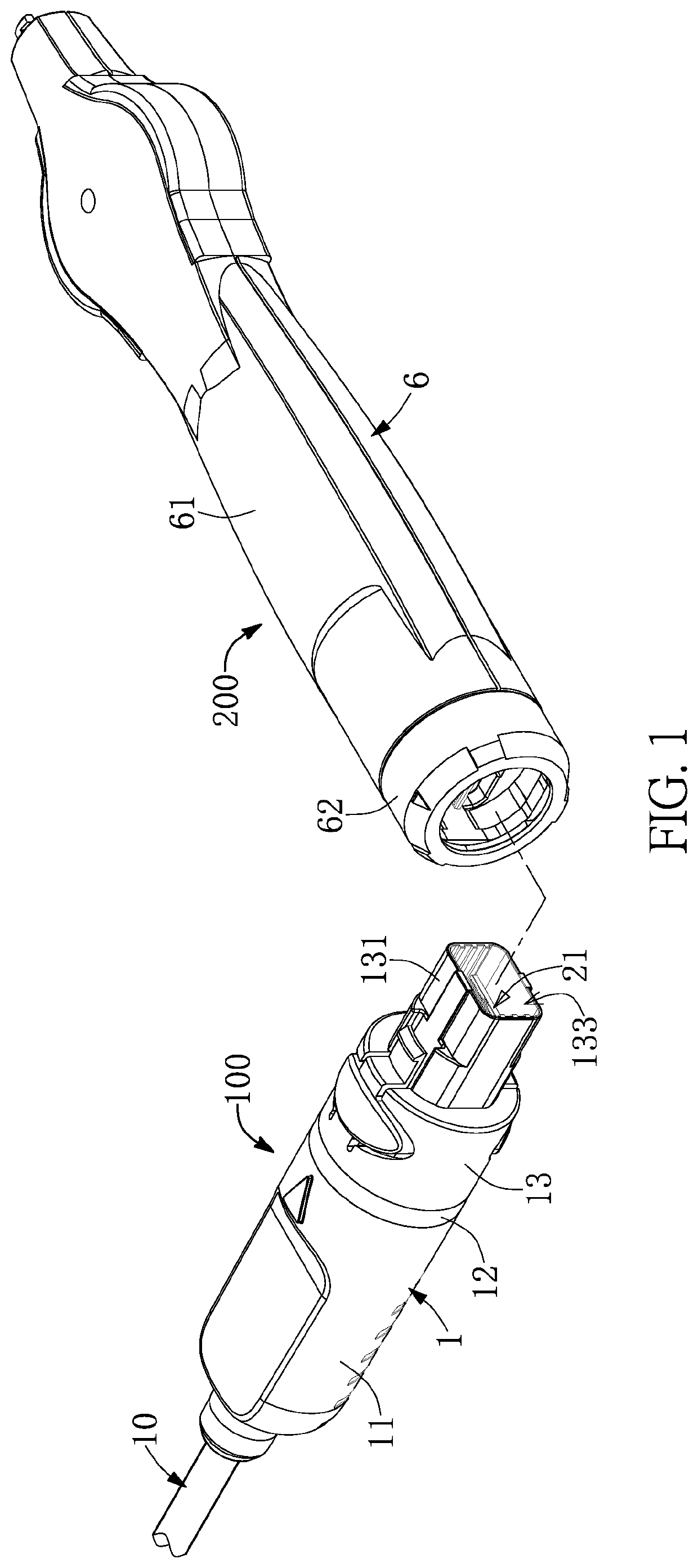 High-density connecting device