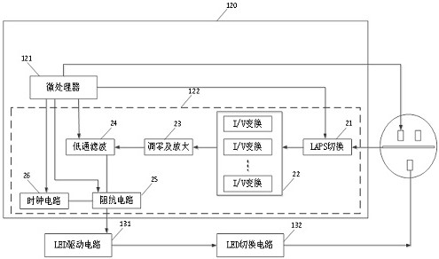 Metabolic analysis and detection device and method of sugar lactic acid bacteria