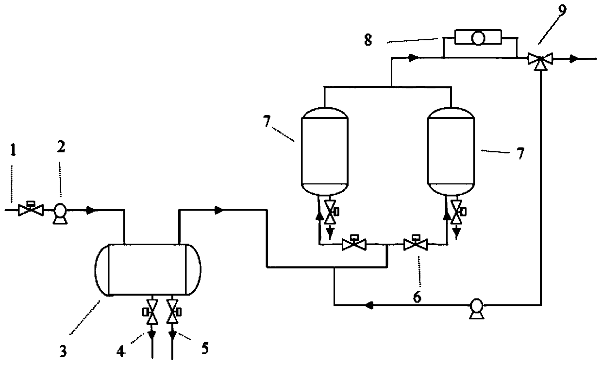 Tail gas treatment device and method for treating vapor extraction tail gas by utilizing mineralized garbage