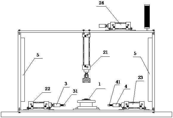 Automobile turbocharger middle shell cooling hole unblocking and blocking testing device and method