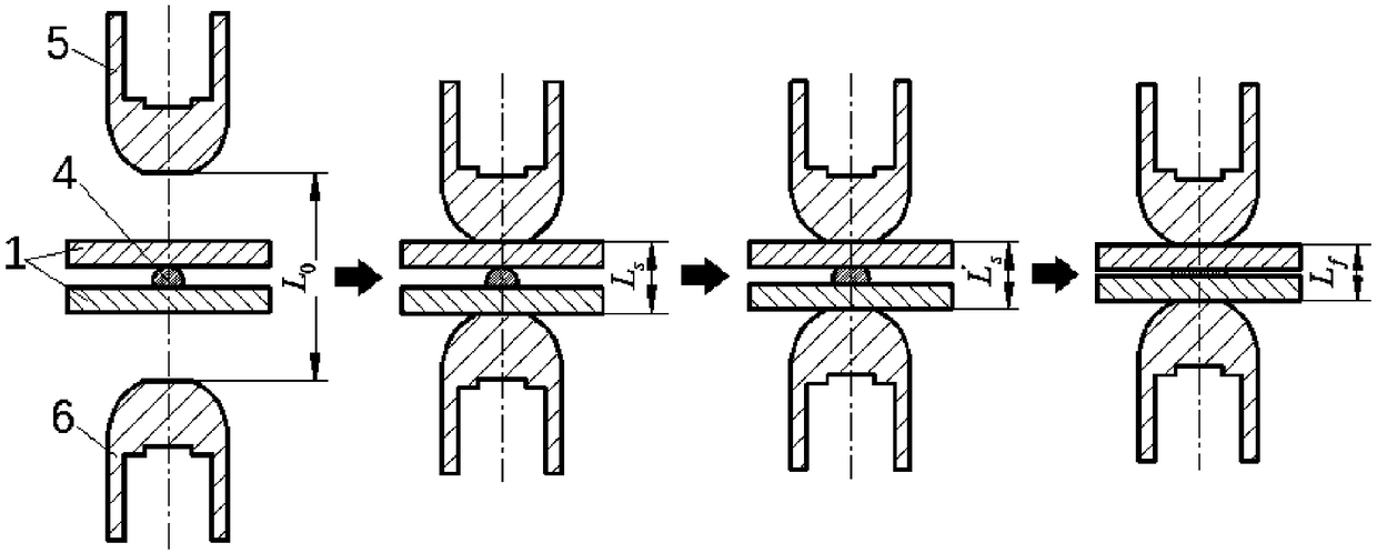 Resistance projection-welding hybrid connecting method and system