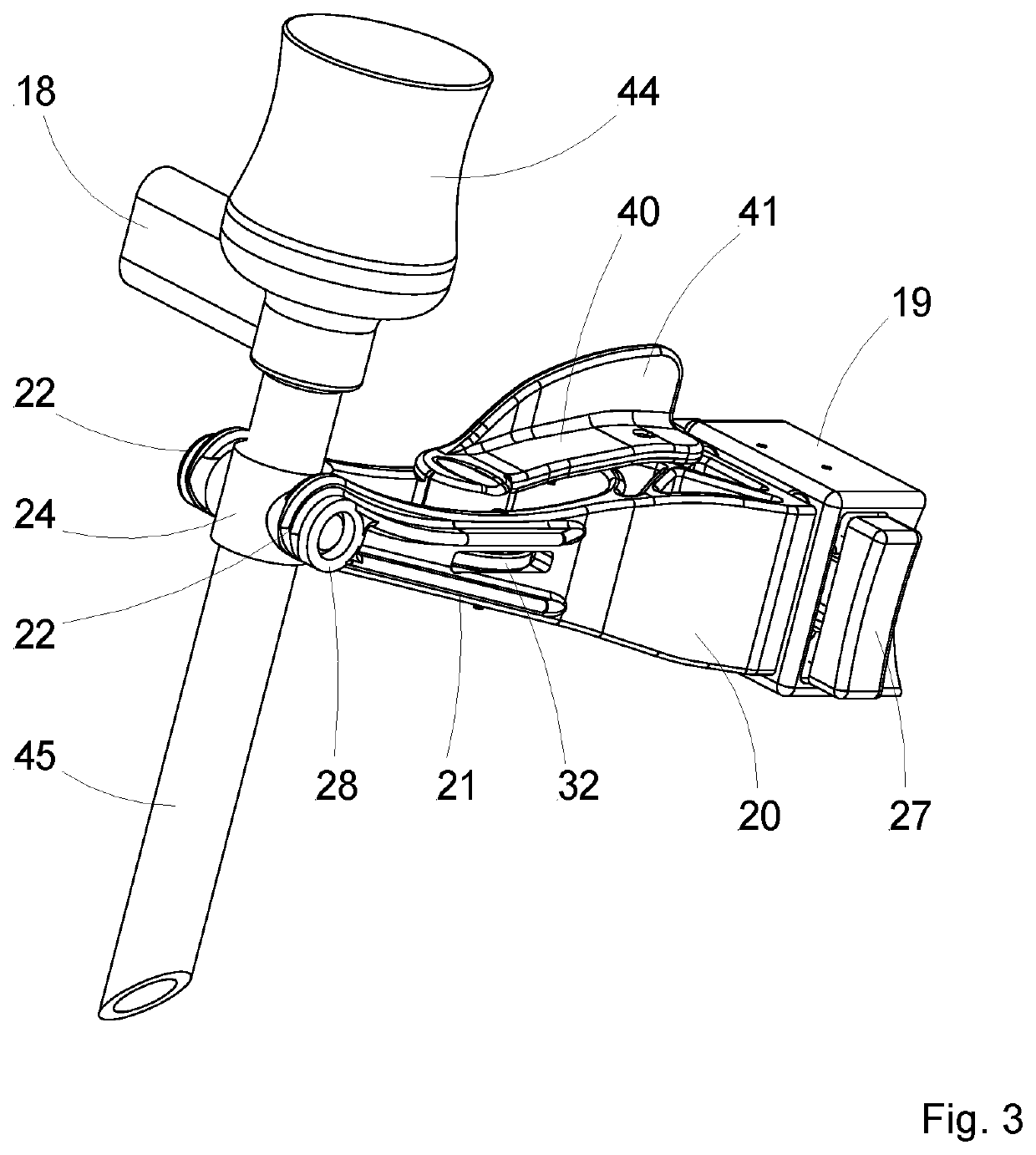 Trocar holder