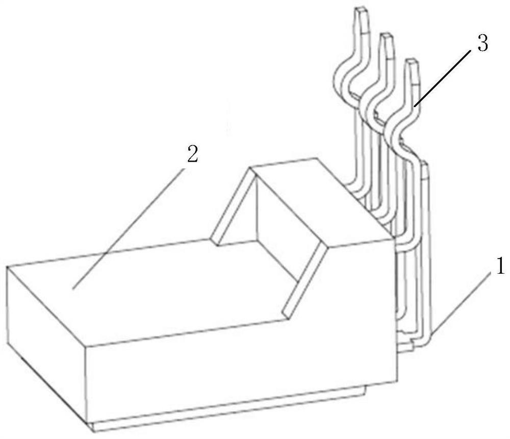 IGBT pin switching device and power assembly