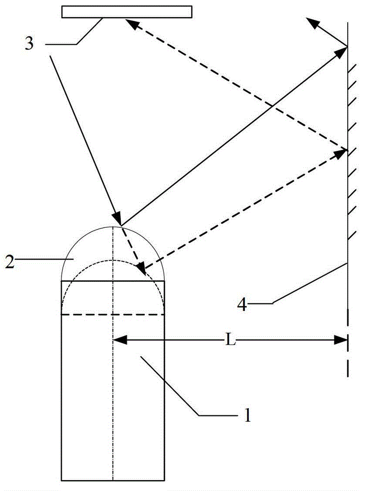 Magnetostrictive open circuit optical control device