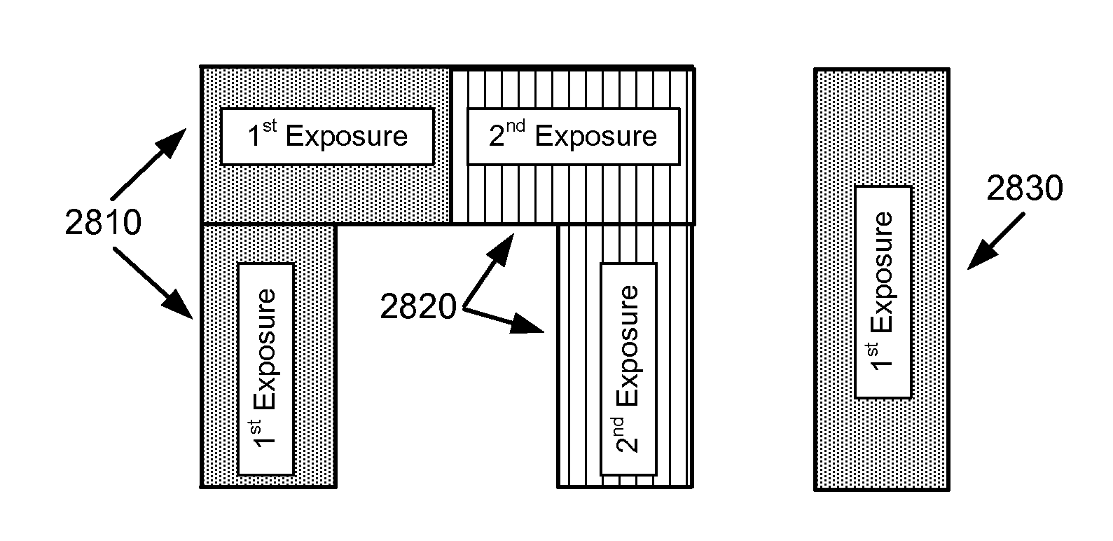 System and method for multi-exposure pattern decomposition