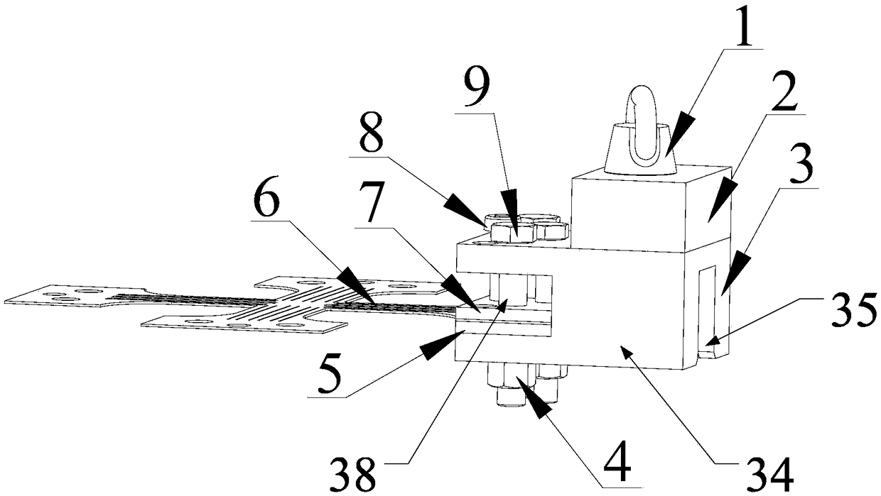 Thermal environment two-way loading test equipment and test method