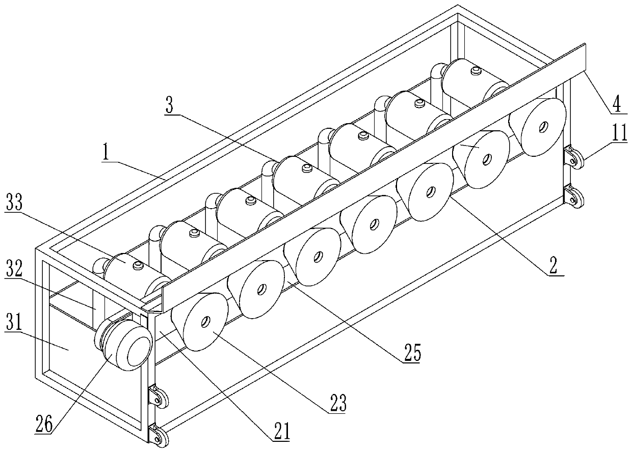 Building external wall concrete trowelling device