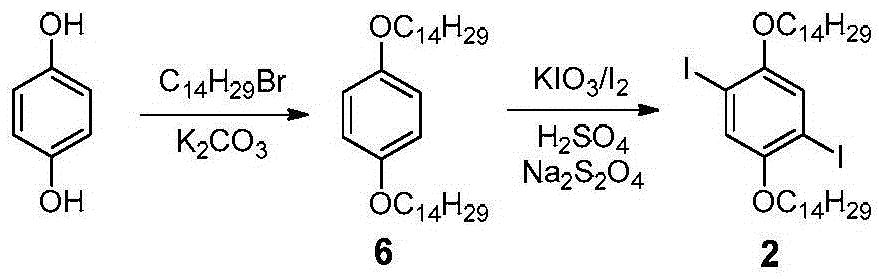 Pentiptycene conjugated polymer, preparing method thereof and application thereof to rapid detection of nitroaromatic explosive