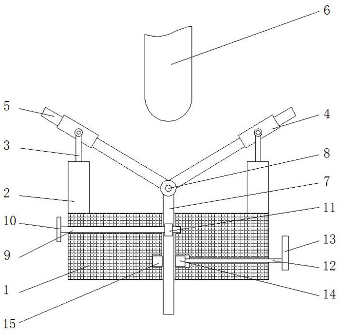 Metal plate bending device with adjustable bending angle