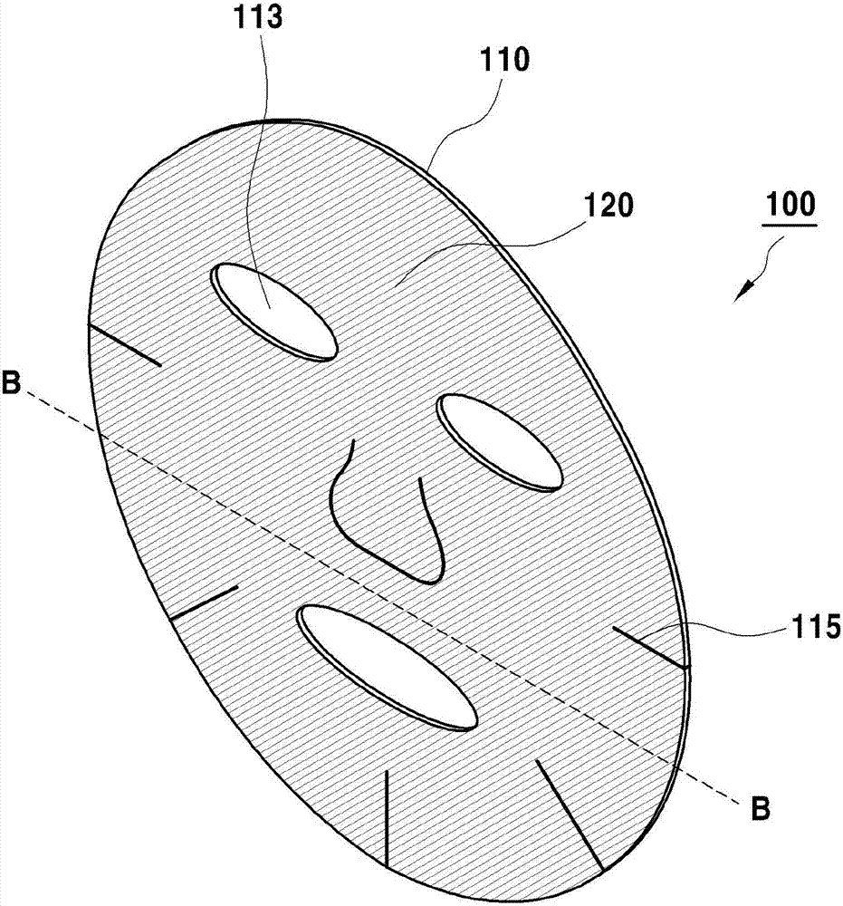 Mask pack having solid-phase nutritional components