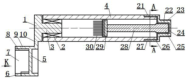 Guitar tuning peg with brush