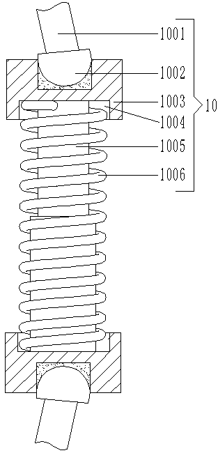 Concrete slag crushing device