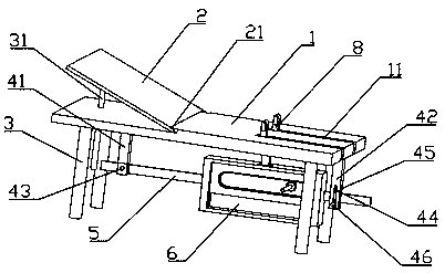 Postoperative rehabilitation nursing bed