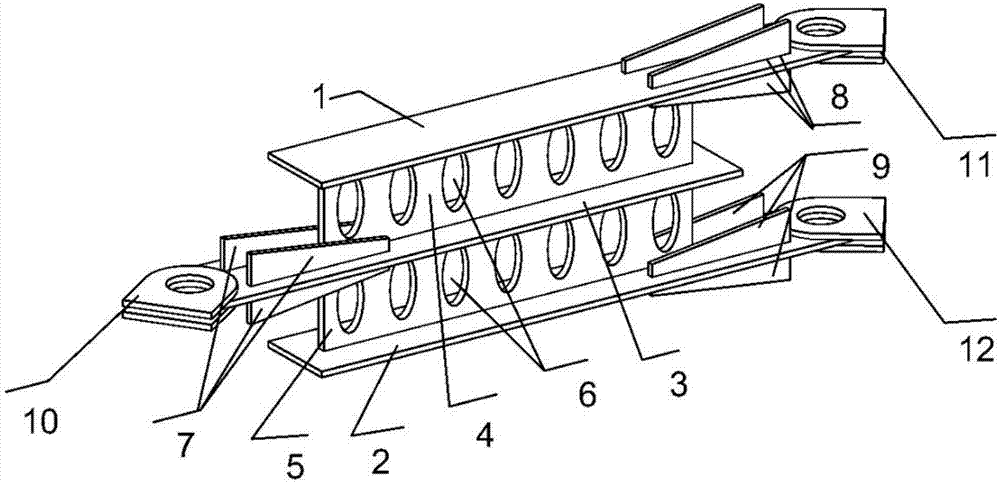 Novel supporting type metal damper