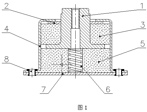 Composite spring damping adjustable vibration isolator