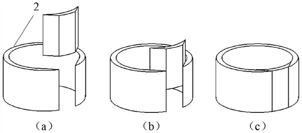 A kind of sample preparation method and device for measuring high temperature thermal diffusivity of fiber