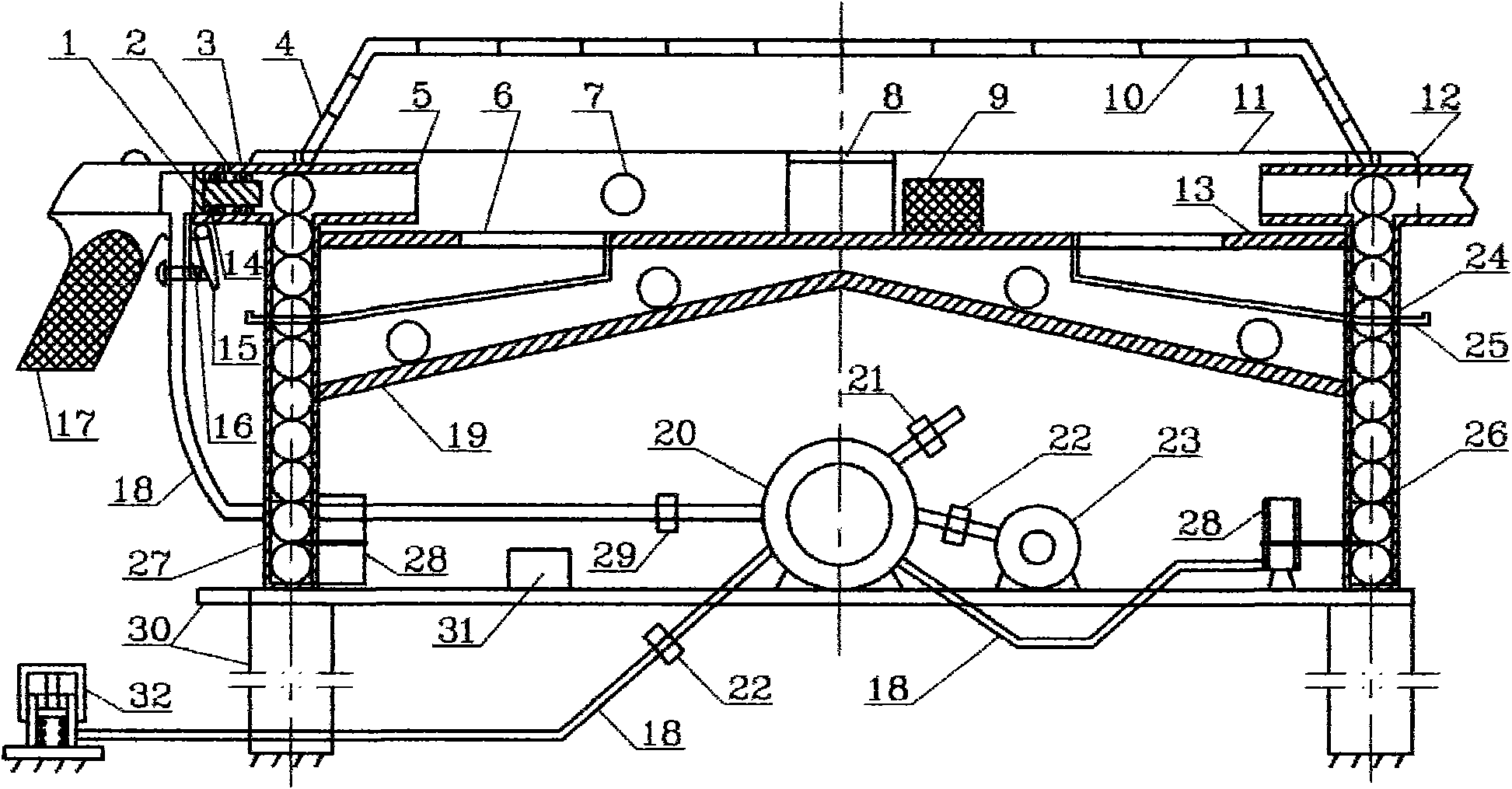 Full-automatic shooting ice hockey recreational machine