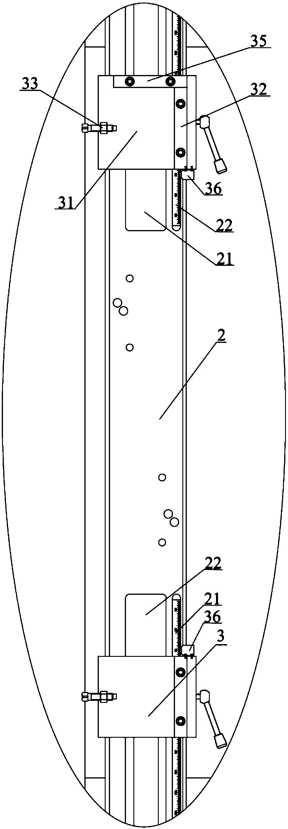 Frame assembly device for double-beam hoist trolley