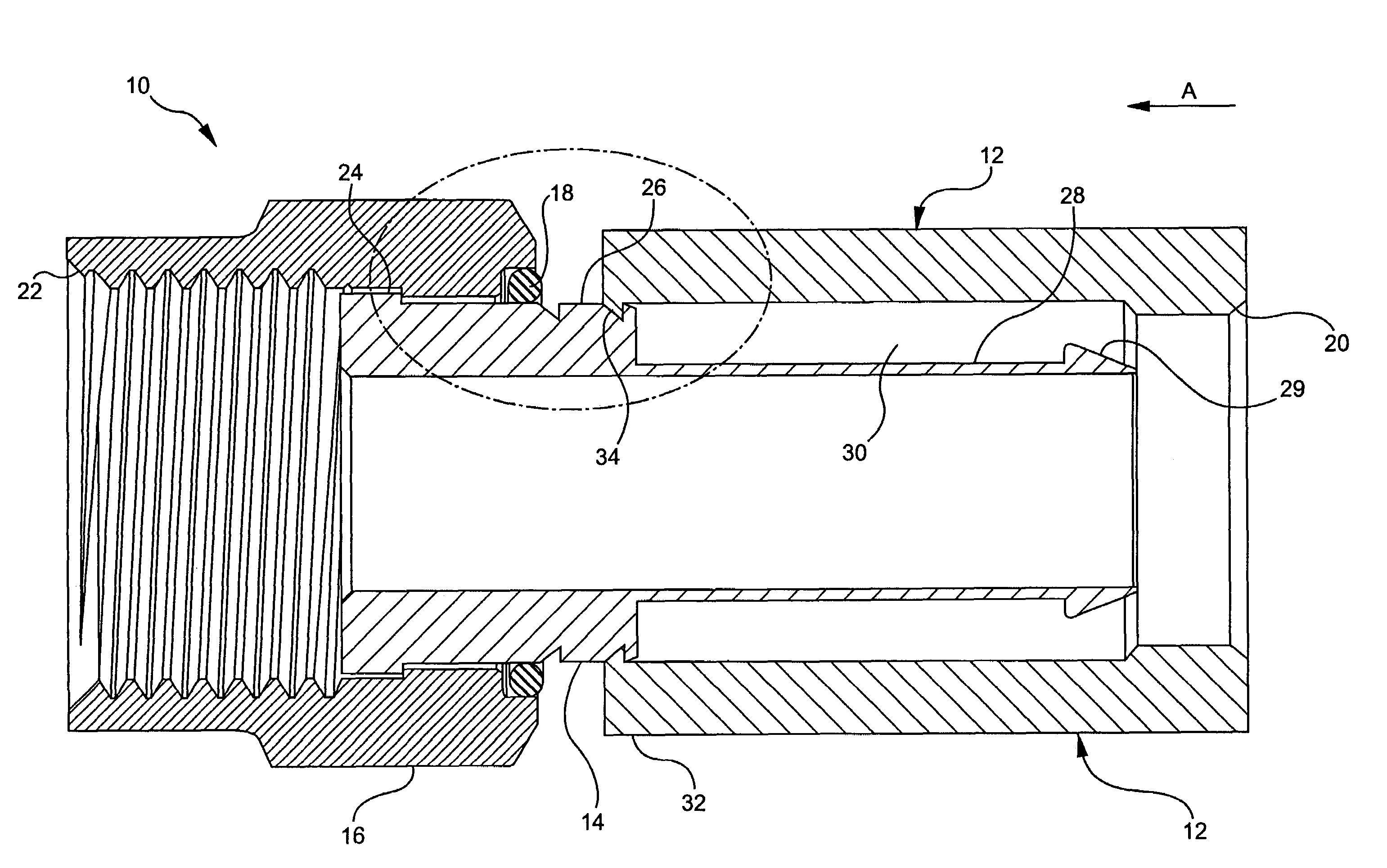 Coaxial cable connector