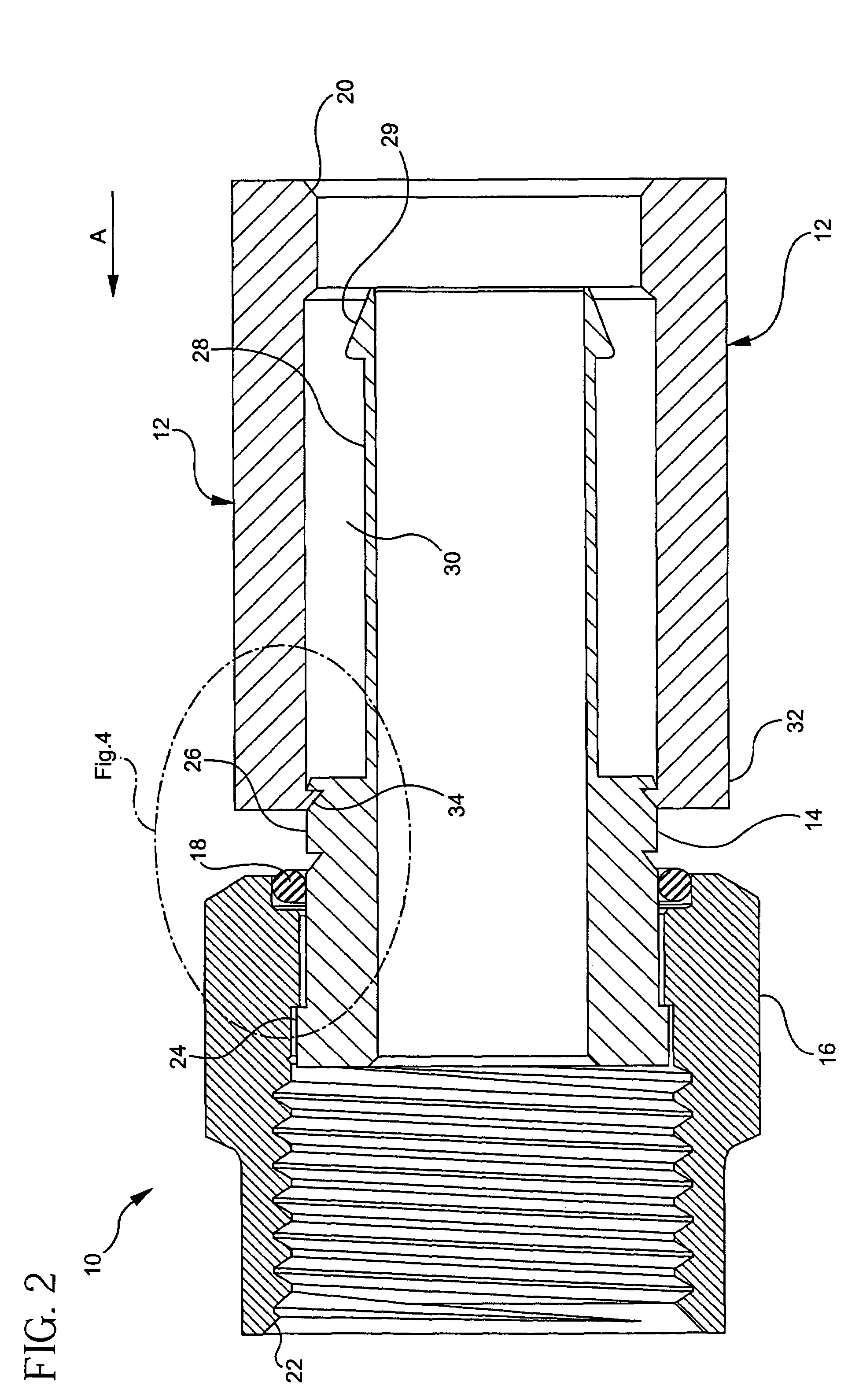 Coaxial cable connector