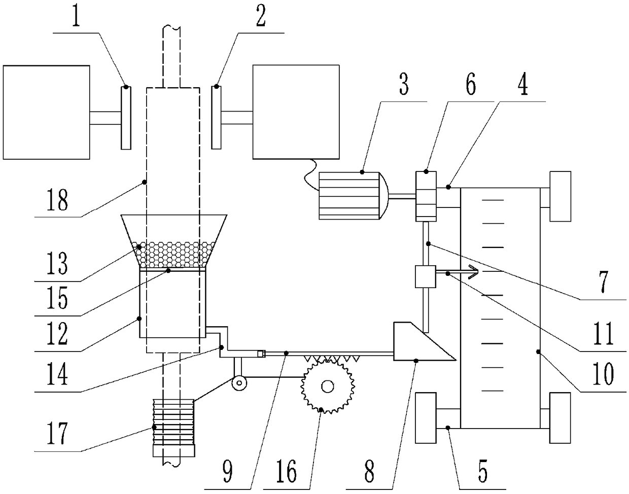 A detection device for an infusion tube