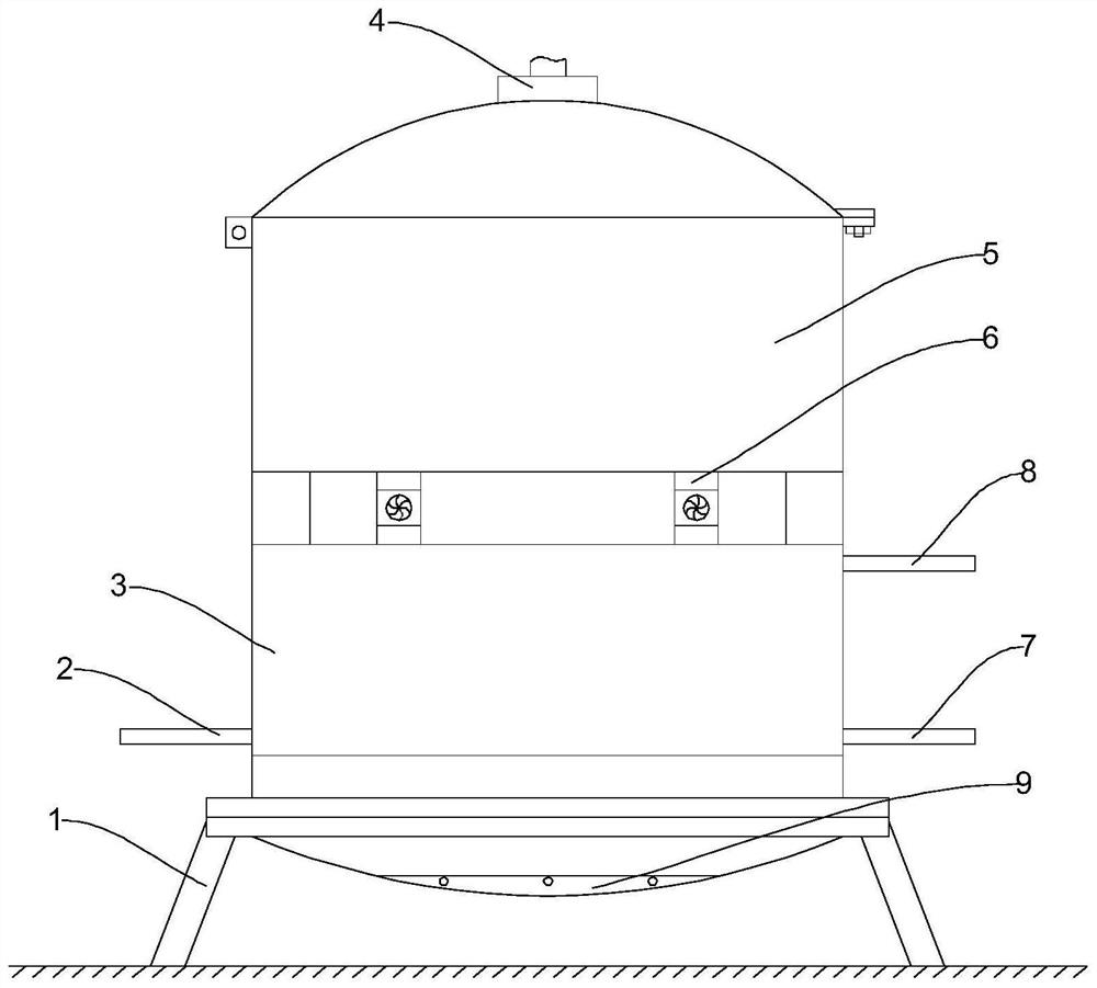 Industrial energy-saving and environment-friendly dust removal device