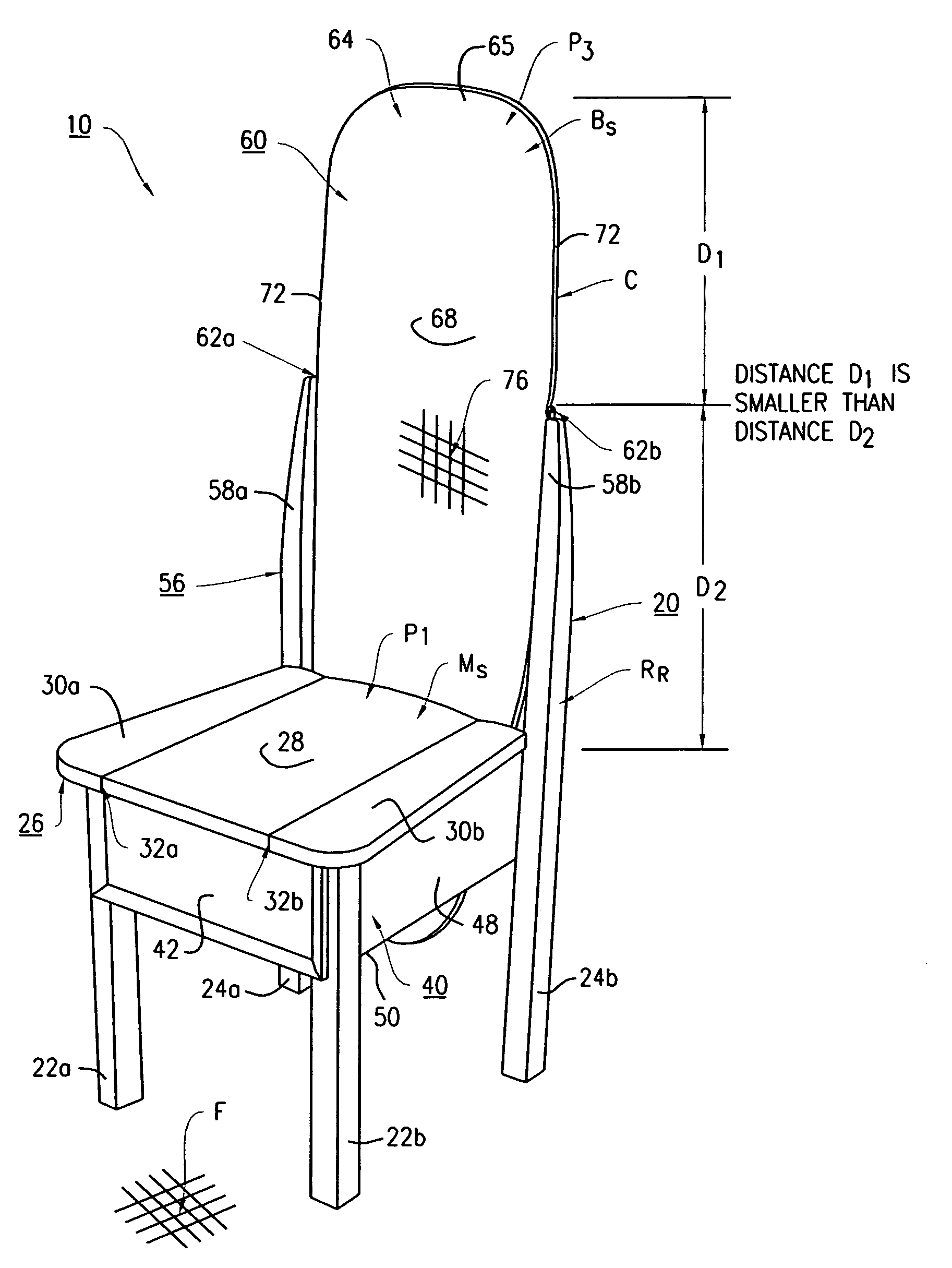 Convertible chair and ironing board