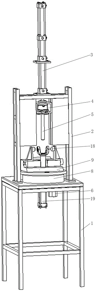 Automatic sliding yoke and spline spindle press-fit device